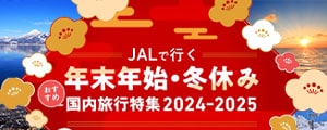 JALで行く　年末年始・冬休み　おすすめ国内旅行特集 2024-2025