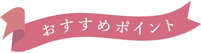 3つのおすすめポイント