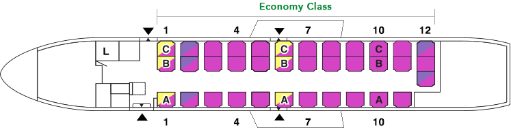 SAAB340B(SF3) / Aircrafts and seats