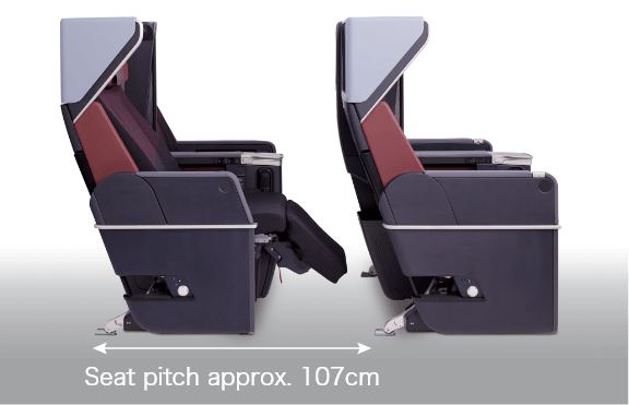 Seat pitch approx. 107cm