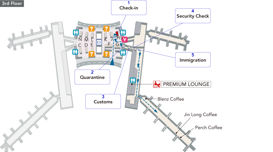 Guangzhou Airport Floor Map