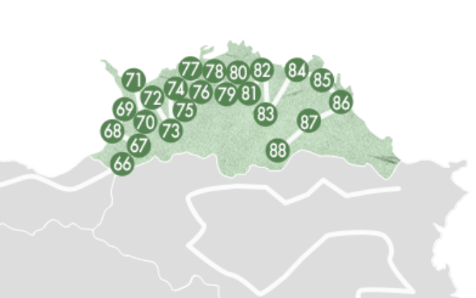 香川巡礼MAP