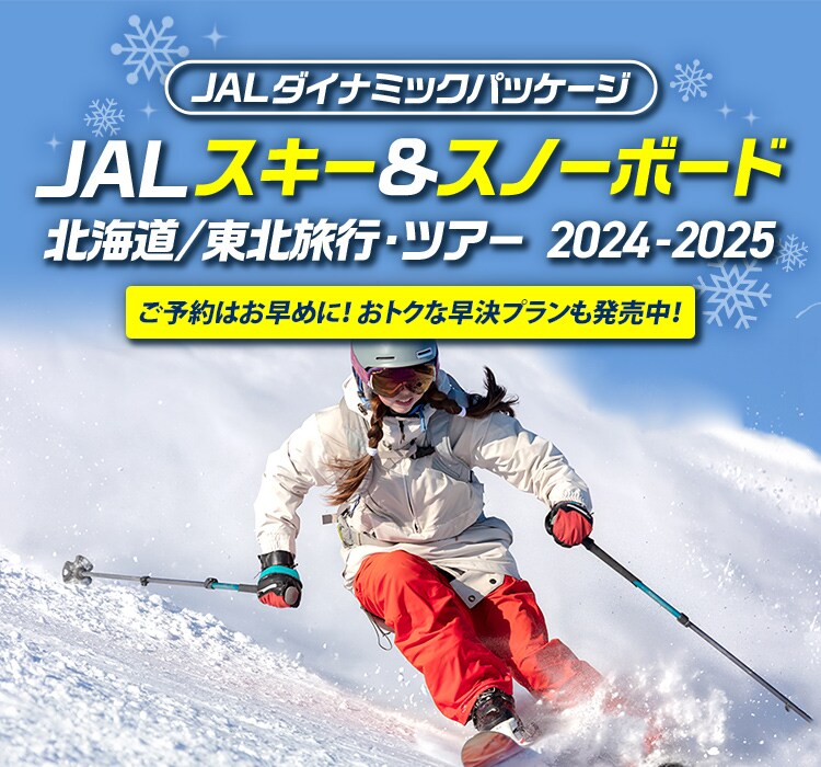 JAL スキー＆スノーボード サホロ フリープラン 北海道旅行・ツアー 2023-2024