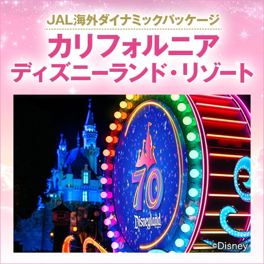 JAL海外ダイナミックパッケージ カリフォルニアディズニーランド・リゾート