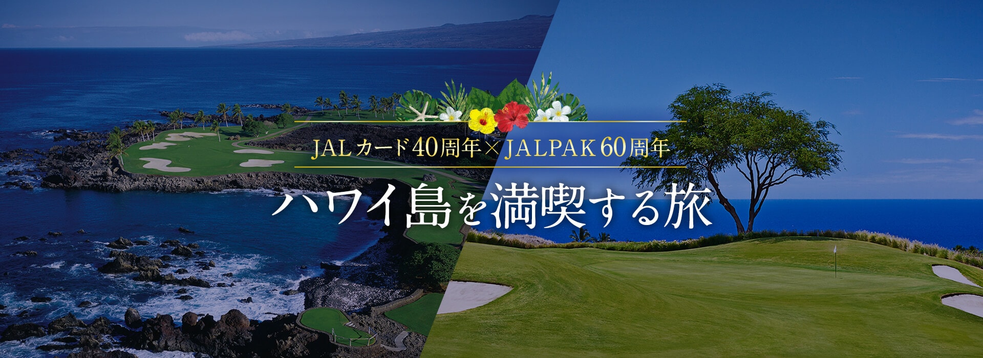 JALカード 40周年 × JALPAK 60周年  ハワイ島を満喫する旅