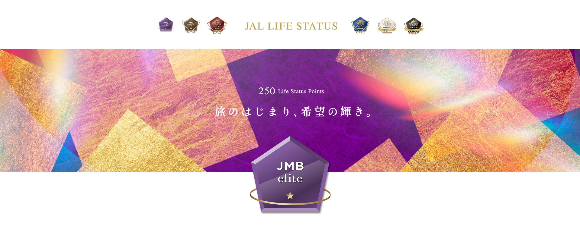 250 Life Status Points 旅のはじまり、希望の輝き。