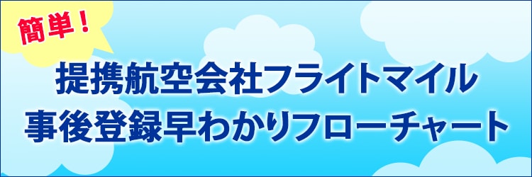 JAL | 国際線／提携社フライトマイル事後登録