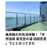 最高級の外気浴体験！「天然温泉 泉天空の湯 羽田空港」でととのってきた