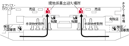 チャンギ国際空港ターミナル2／1階到着