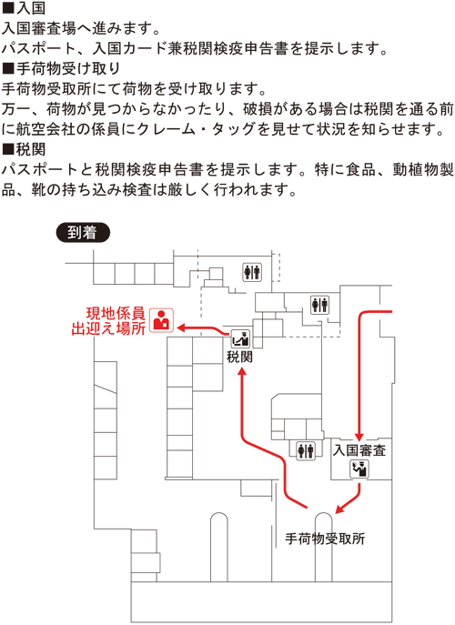 クイーンズタウン国際空港　到着