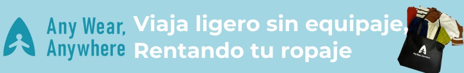 Any Wear, Anywhere Viaja ligero sin equipaje, Rentando tu ropaje
