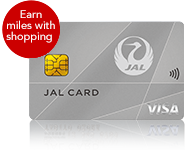 JAL Card Earn miles with shopping